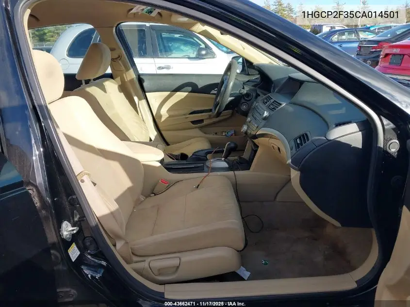 1HGCP2F35CA014501 2012 Honda Accord 2.4 Lx