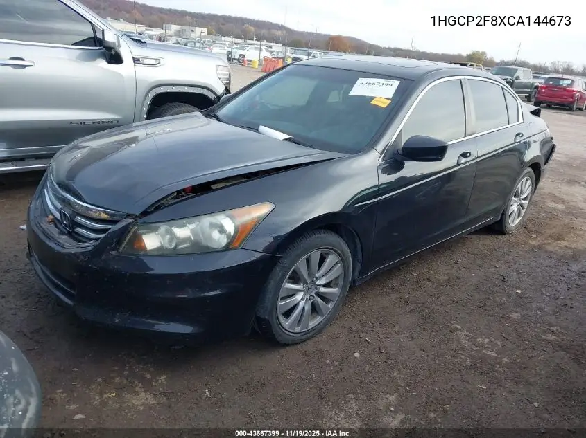 1HGCP2F8XCA144673 2012 Honda Accord 2.4 Ex-L