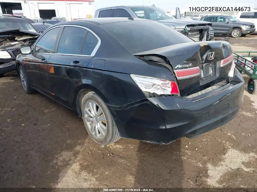 1HGCP2F8XCA144673 2012 Honda Accord 2.4 Ex-L