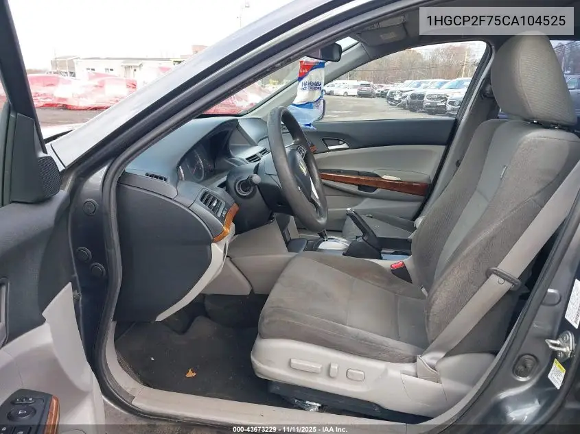 1HGCP2F75CA104525 2012 Honda Accord 2.4 Ex