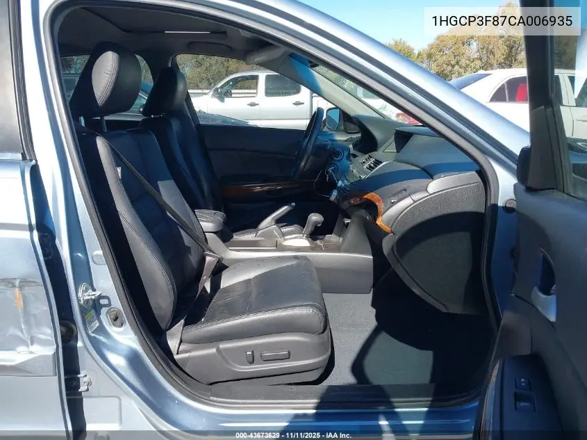 1HGCP3F87CA006935 2012 Honda Accord 3.5 Ex-L