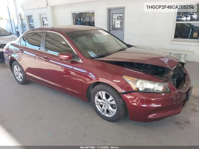 1HGCP2F48CA205256 2012 Honda Accord 2.4 Lx-P