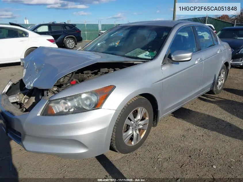 1HGCP2F65CA051848 2012 Honda Accord 2.4 Se
