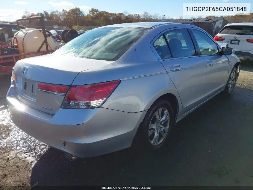 1HGCP2F65CA051848 2012 Honda Accord 2.4 Se