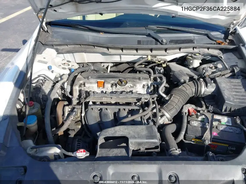 1HGCP2F36CA225884 2012 Honda Accord 2.4 Lx