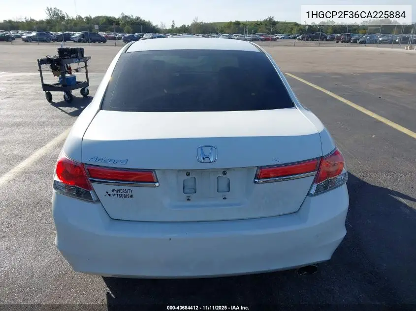 1HGCP2F36CA225884 2012 Honda Accord 2.4 Lx