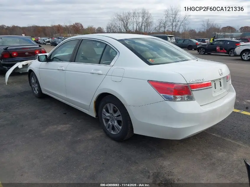 1HGCP2F60CA121336 2012 Honda Accord 2.4 Se