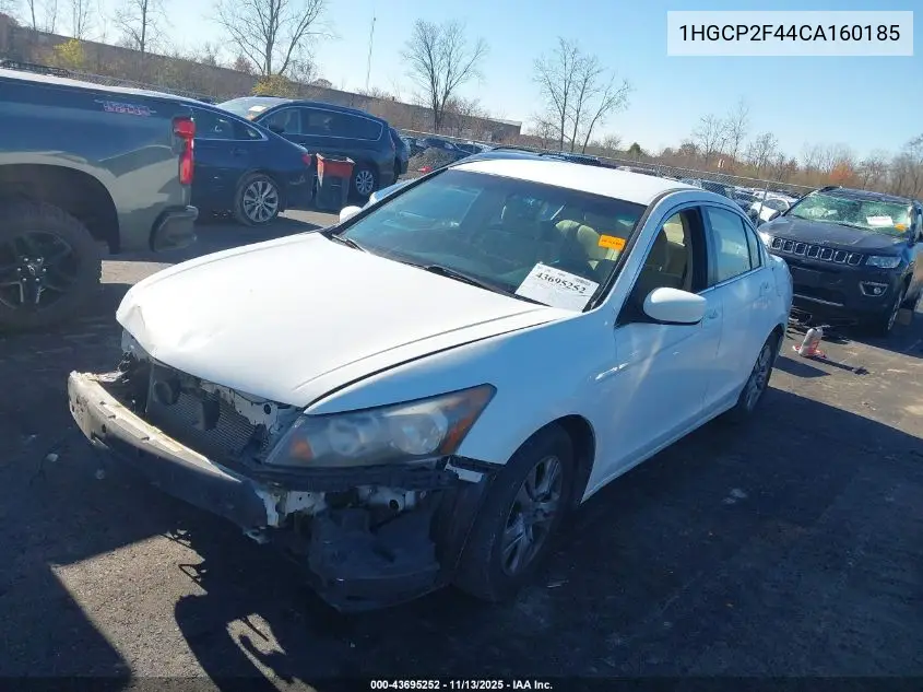 1HGCP2F44CA160185 2012 Honda Accord 2.4 Lx-P