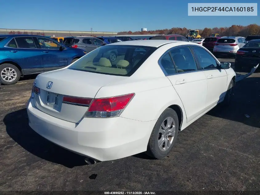1HGCP2F44CA160185 2012 Honda Accord 2.4 Lx-P