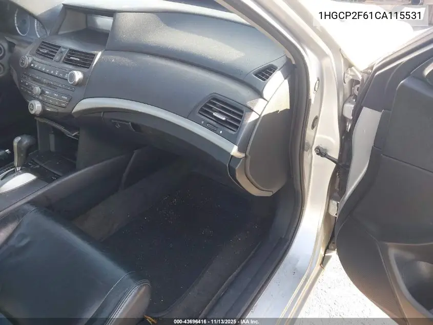 1HGCP2F61CA115531 2012 Honda Accord 2.4 Se