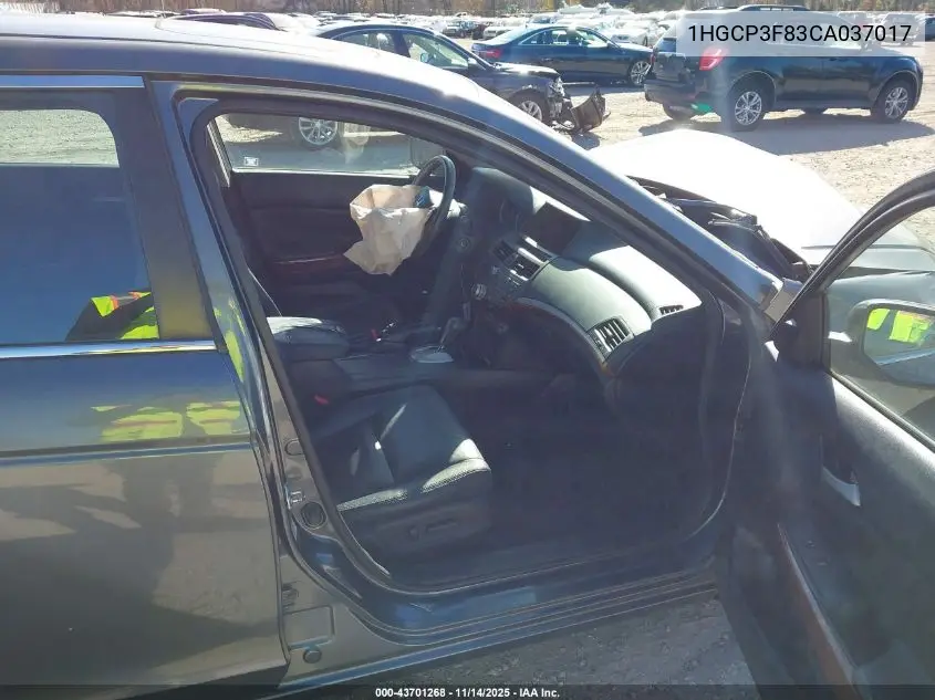 1HGCP3F83CA037017 2012 Honda Accord 3.5 Ex-L