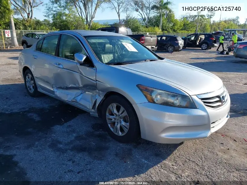 1HGCP2F65CA125740 2012 Honda Accord 2.4 Se