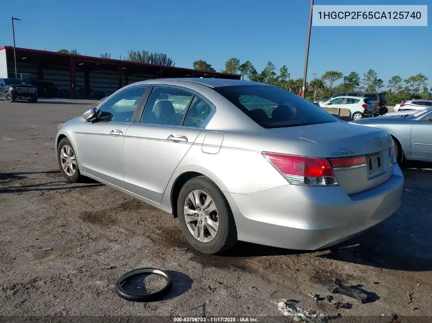 1HGCP2F65CA125740 2012 Honda Accord 2.4 Se