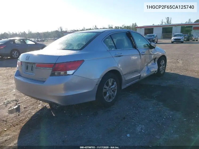 1HGCP2F65CA125740 2012 Honda Accord 2.4 Se