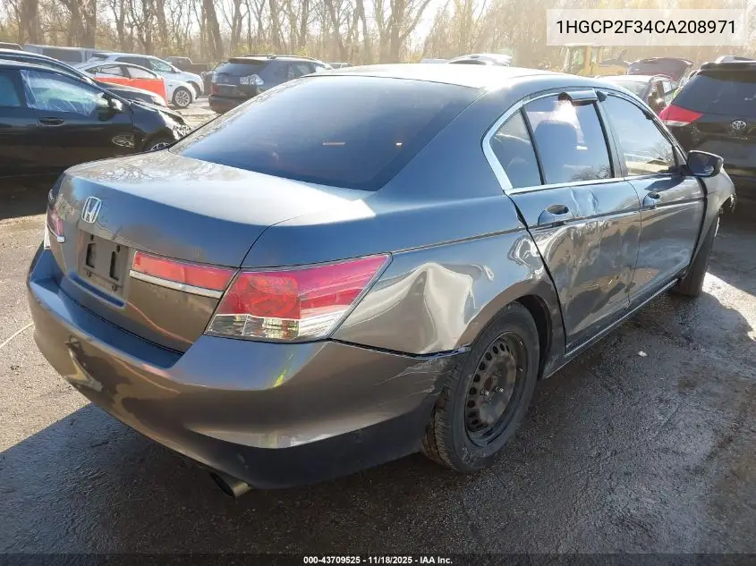 1HGCP2F34CA208971 2012 Honda Accord 2.4 Lx