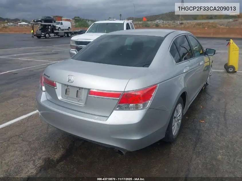 1HGCP2F33CA209013 2012 Honda Accord 2.4 Lx