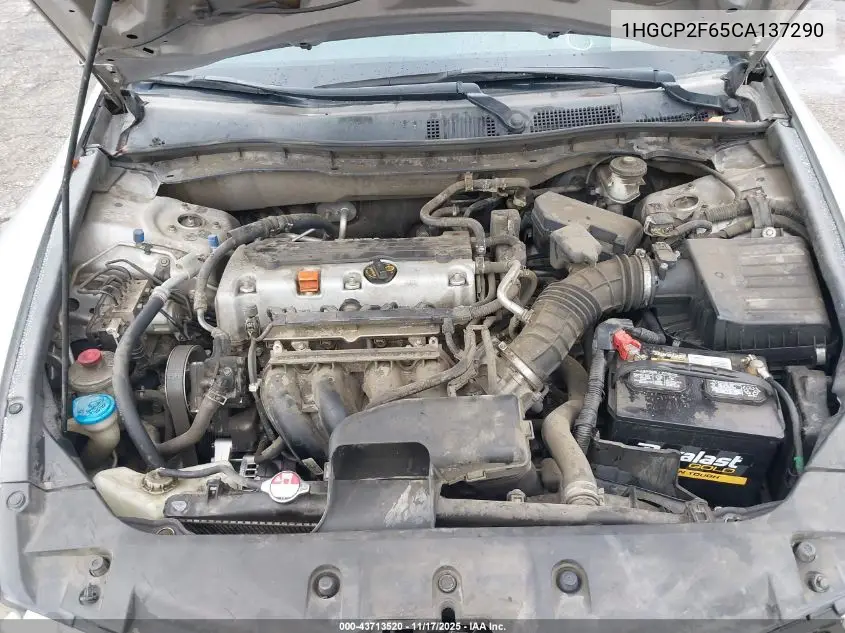 1HGCP2F65CA137290 2012 Honda Accord 2.4 Se