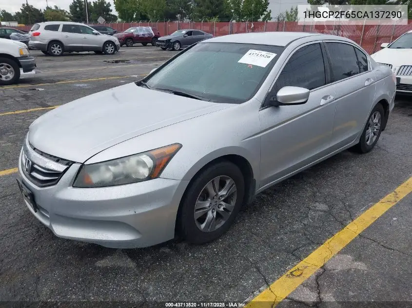 1HGCP2F65CA137290 2012 Honda Accord 2.4 Se