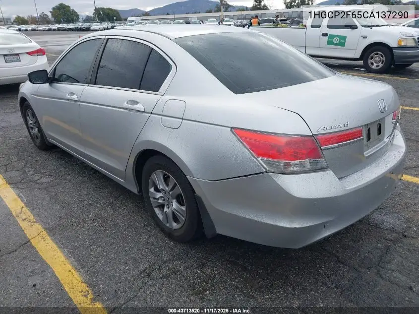 1HGCP2F65CA137290 2012 Honda Accord 2.4 Se