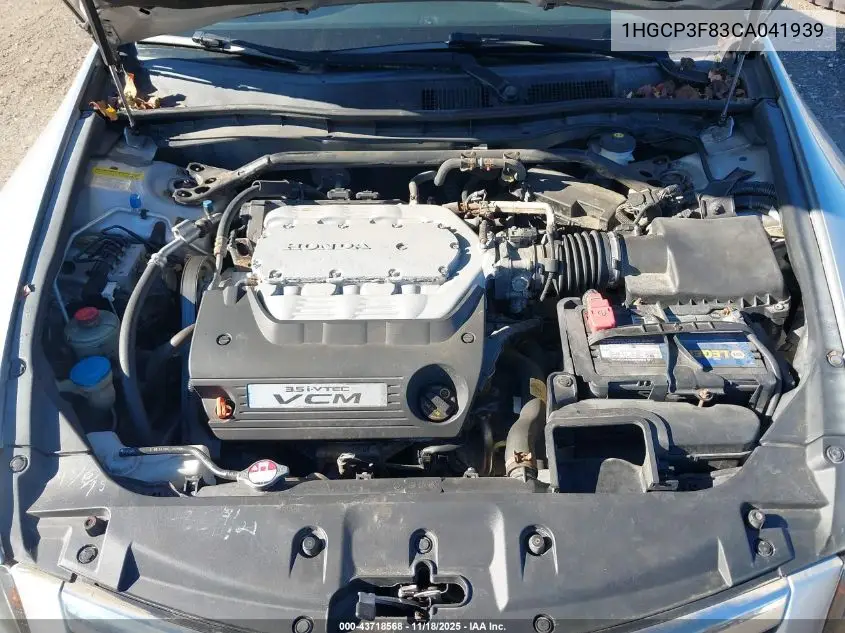 1HGCP3F83CA041939 2012 Honda Accord Exl