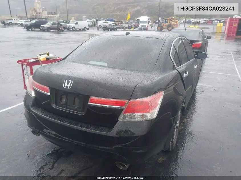 1HGCP3F84CA023241 2012 Honda Accord 3.5 Ex-L