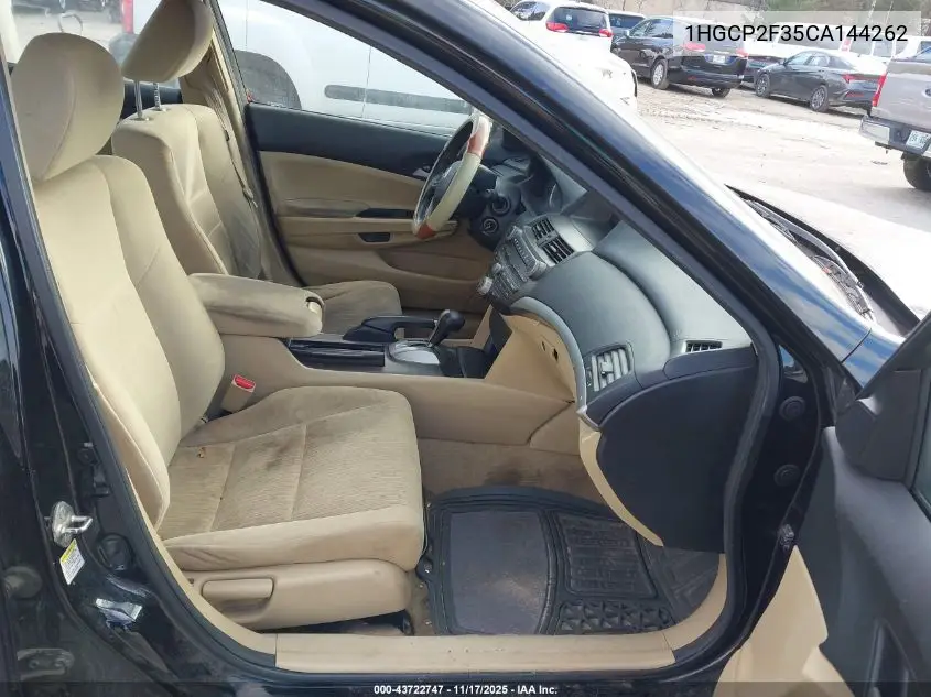 1HGCP2F35CA144262 2012 Honda Accord 2.4 Lx