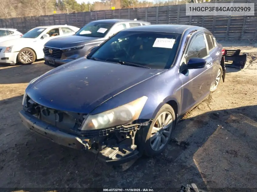 1HGCP3F84CA032909 2012 Honda Accord 3.5 Ex-L