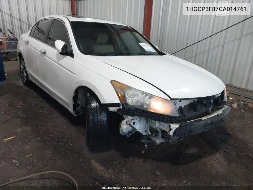 1HGCP3F87CA014761 2012 Honda Accord 3.5 Ex-L