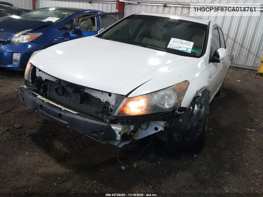 1HGCP3F87CA014761 2012 Honda Accord 3.5 Ex-L