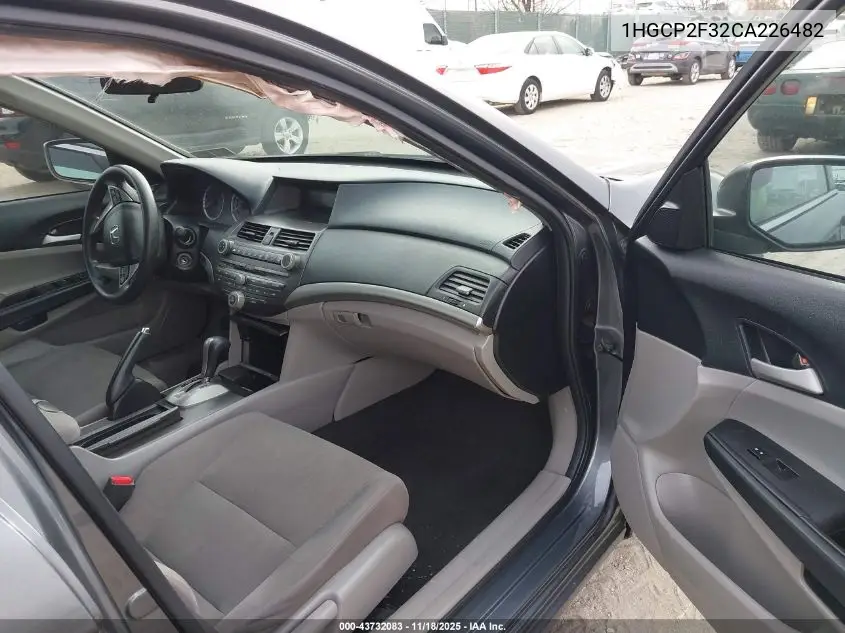 1HGCP2F32CA226482 2012 Honda Accord 2.4 Lx