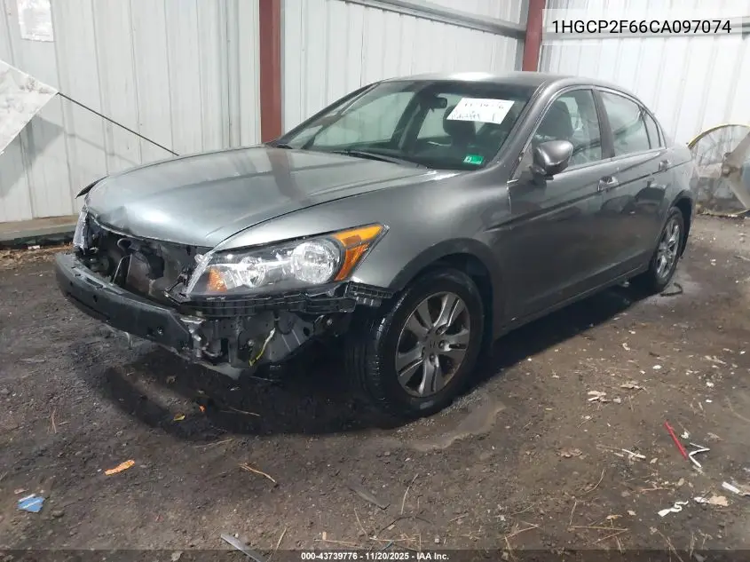 1HGCP2F66CA097074 2012 Honda Accord 2.4 Se