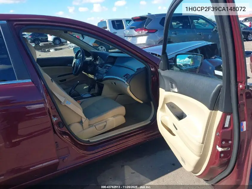 1HGCP2F39CA148072 2012 Honda Accord 2.4 Lx