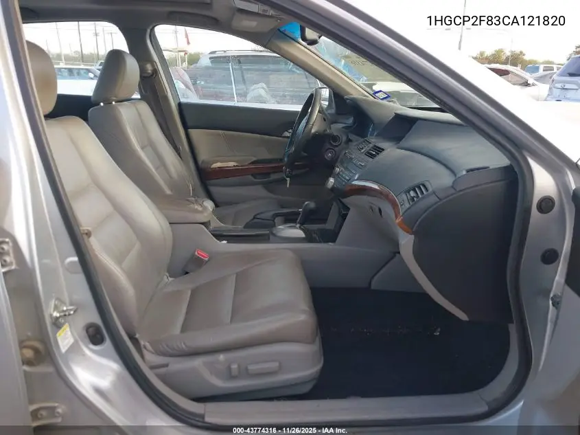 1HGCP2F83CA121820 2012 Honda Accord 2.4 Ex-L