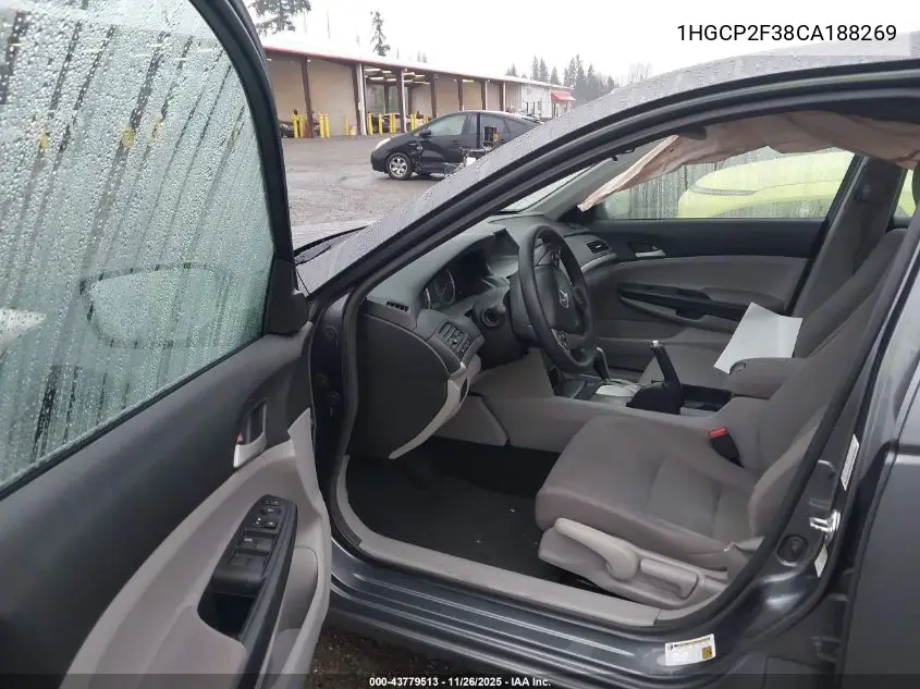 1HGCP2F38CA188269 2012 Honda Accord 2.4 Lx