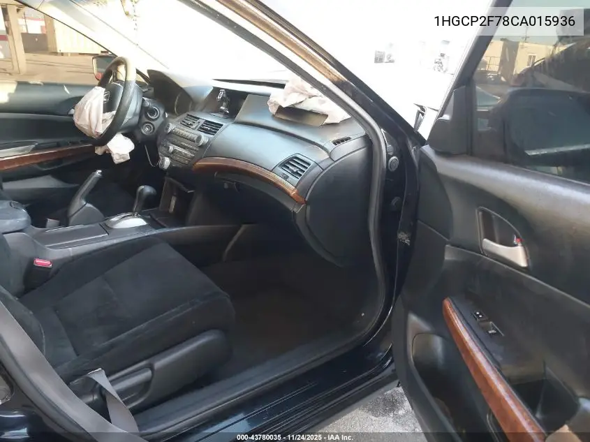1HGCP2F78CA015936 2012 Honda Accord 2.4 Ex