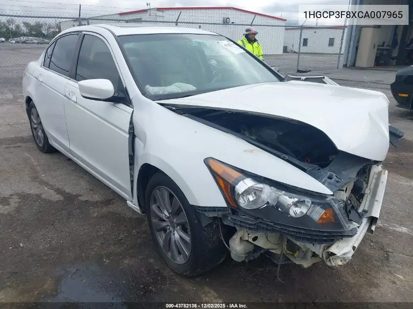 1HGCP3F8XCA007965 2012 Honda Accord 3.5 Ex-L