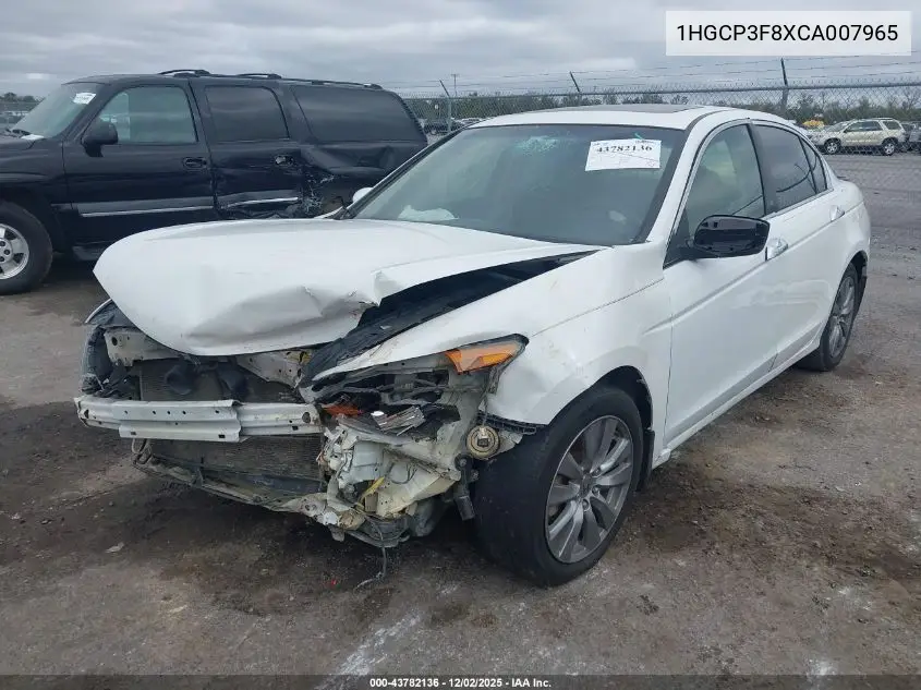 1HGCP3F8XCA007965 2012 Honda Accord 3.5 Ex-L