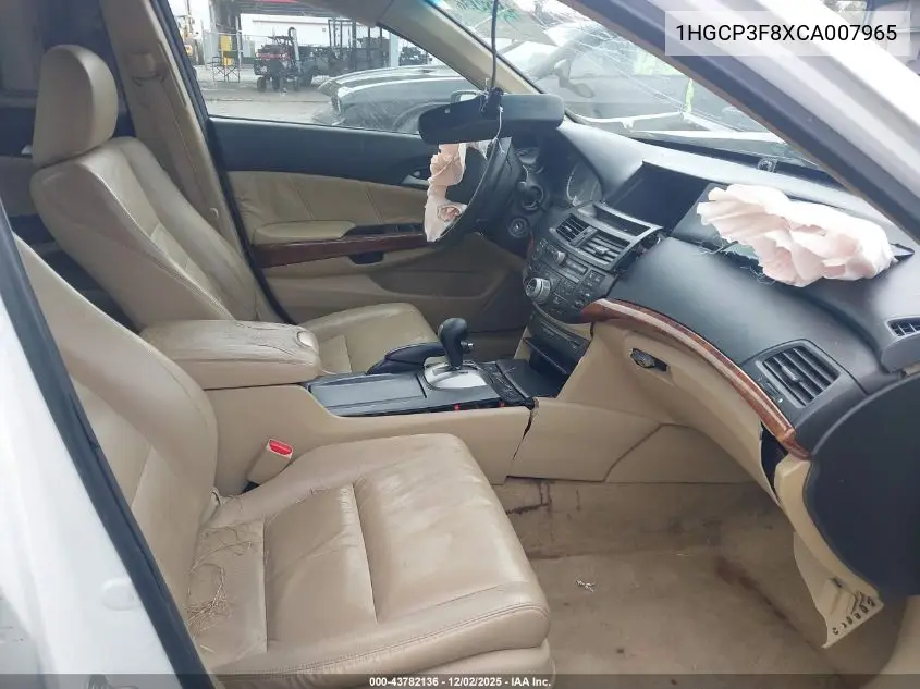 1HGCP3F8XCA007965 2012 Honda Accord 3.5 Ex-L