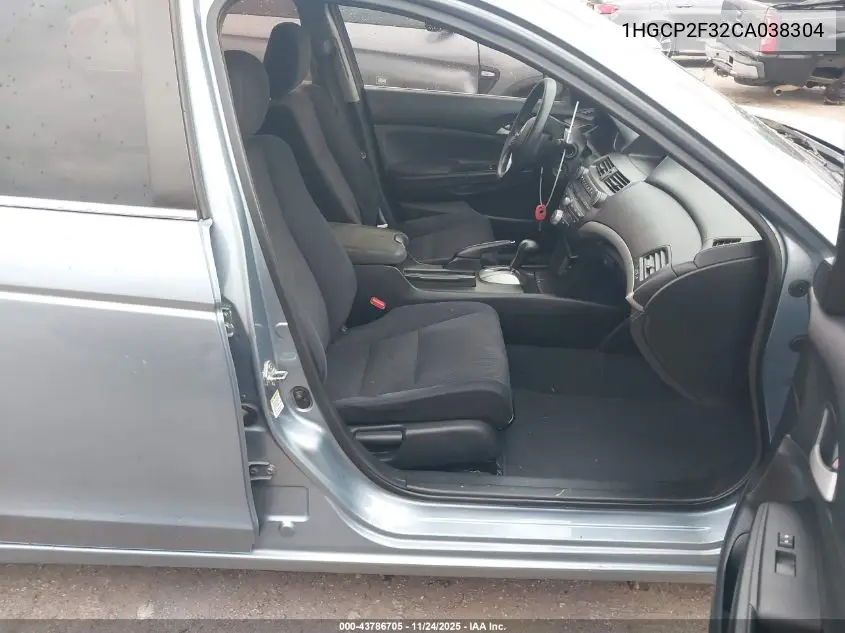 1HGCP2F32CA038304 2012 Honda Accord 2.4 Lx