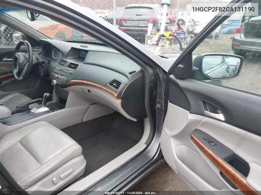 1HGCP2F82CA131190 2012 Honda Accord 2.4 Ex-L