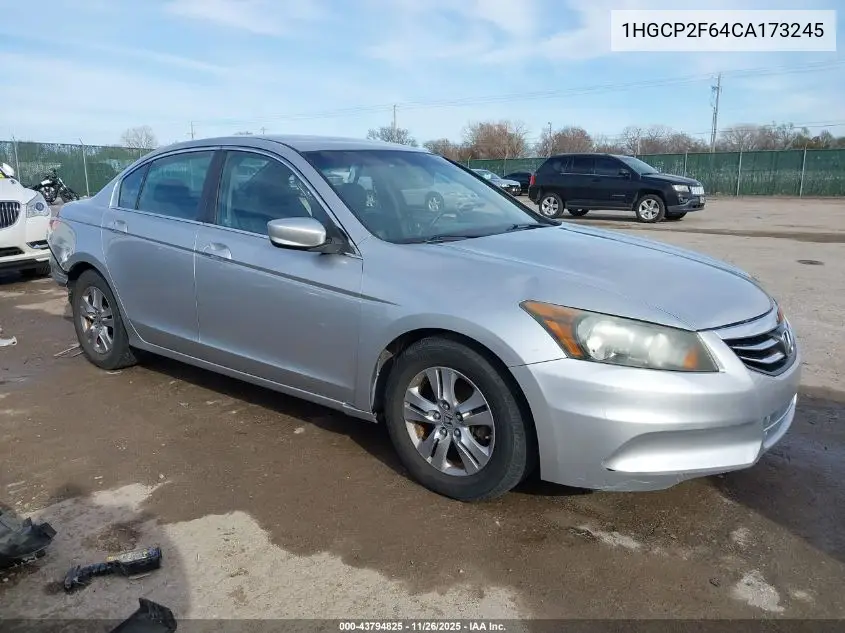 1HGCP2F64CA173245 2012 Honda Accord 2.4 Se