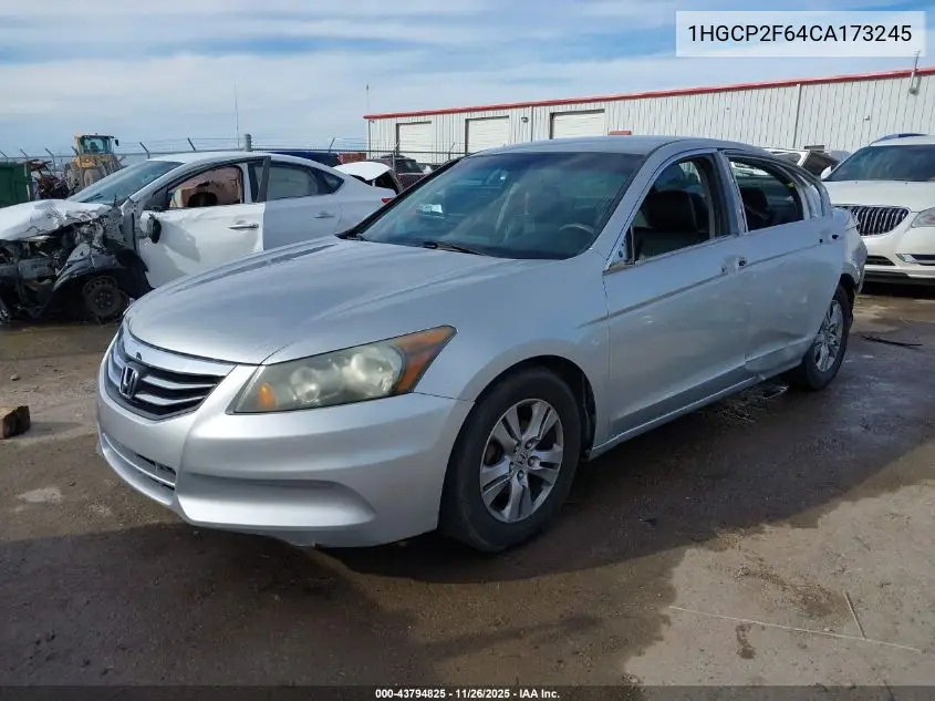 1HGCP2F64CA173245 2012 Honda Accord 2.4 Se