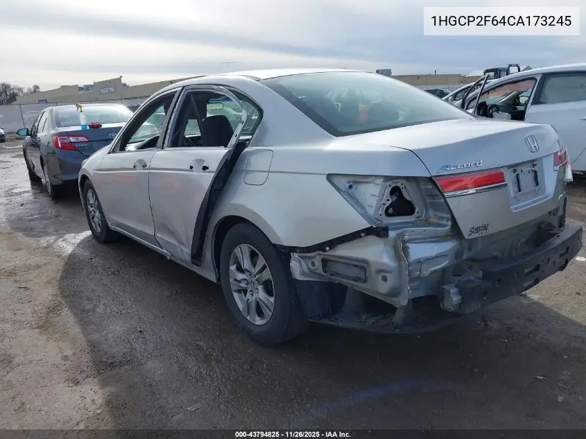 1HGCP2F64CA173245 2012 Honda Accord 2.4 Se