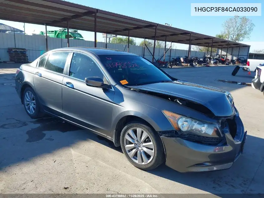 1HGCP3F84CA033090 2012 Honda Accord 3.5 Ex-L
