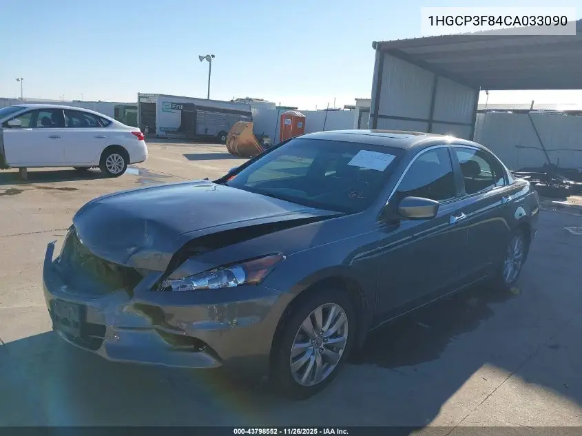 1HGCP3F84CA033090 2012 Honda Accord 3.5 Ex-L