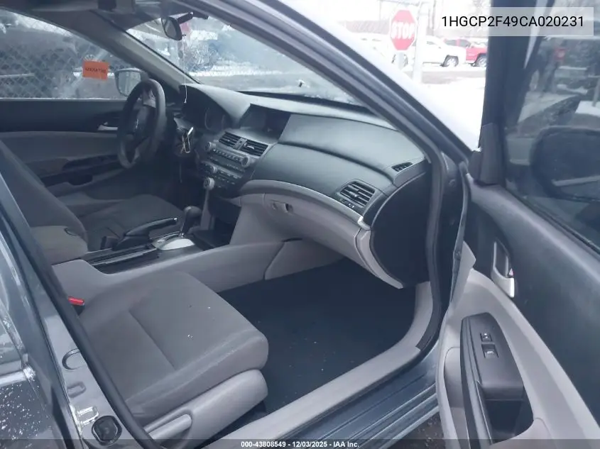 1HGCP2F49CA020231 2012 Honda Accord 2.4 Lx-P