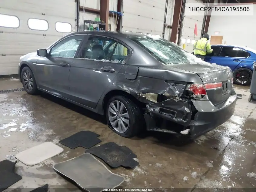 1HGCP2F84CA195506 2012 Honda Accord 2.4 Ex-L