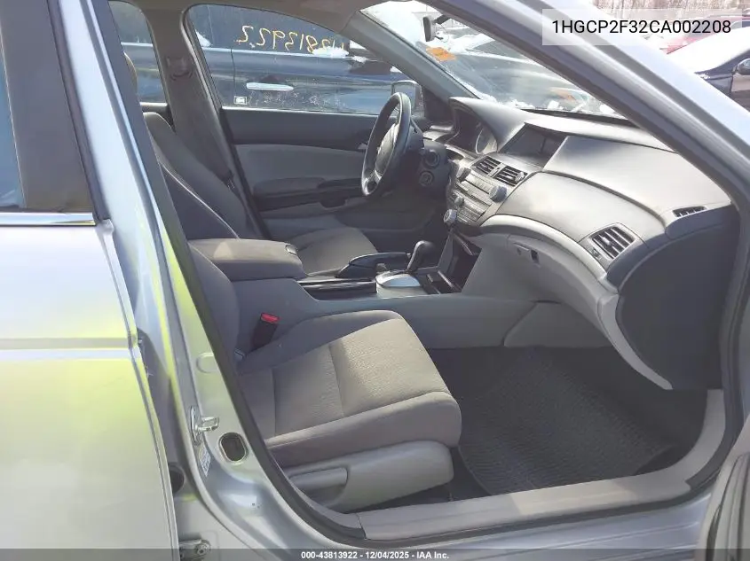 1HGCP2F32CA002208 2012 Honda Accord 2.4 Lx
