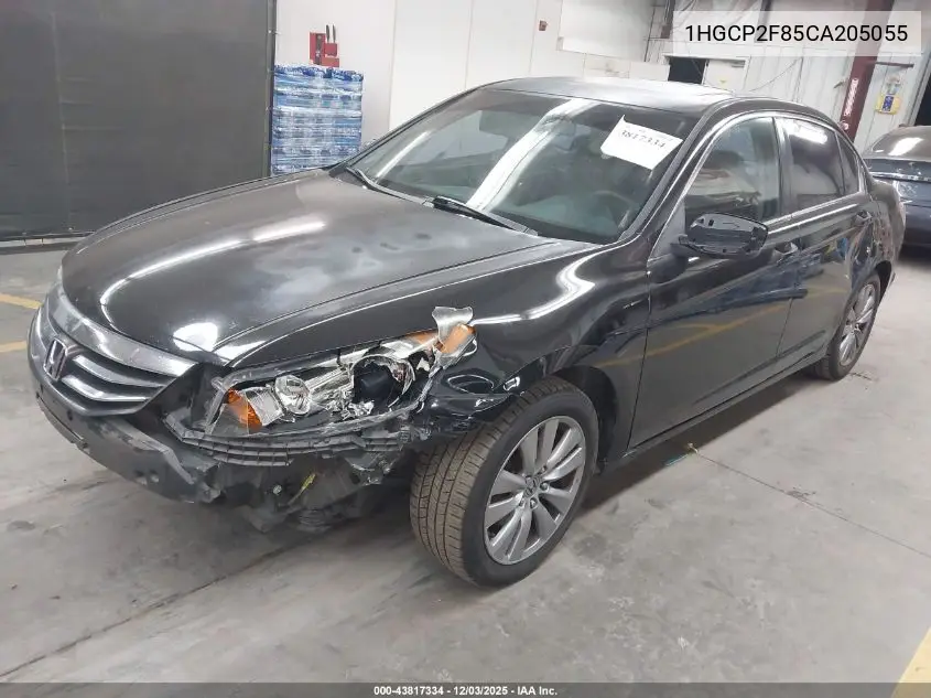 1HGCP2F85CA205055 2012 Honda Accord 2.4 Ex-L