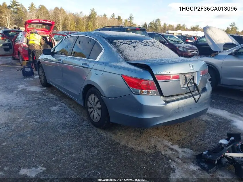 1HGCP2F36CA013096 2012 Honda Accord 2.4 Lx